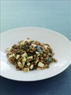 Lentils with Sage, Caper & Apple Salad